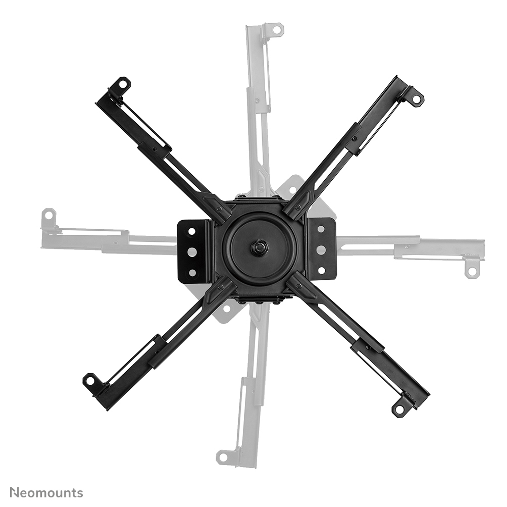 Neomounts CL25-530BL1 Support de plafond pour vidéoprojecteur - h 25.5 cm - installation facile - orientable